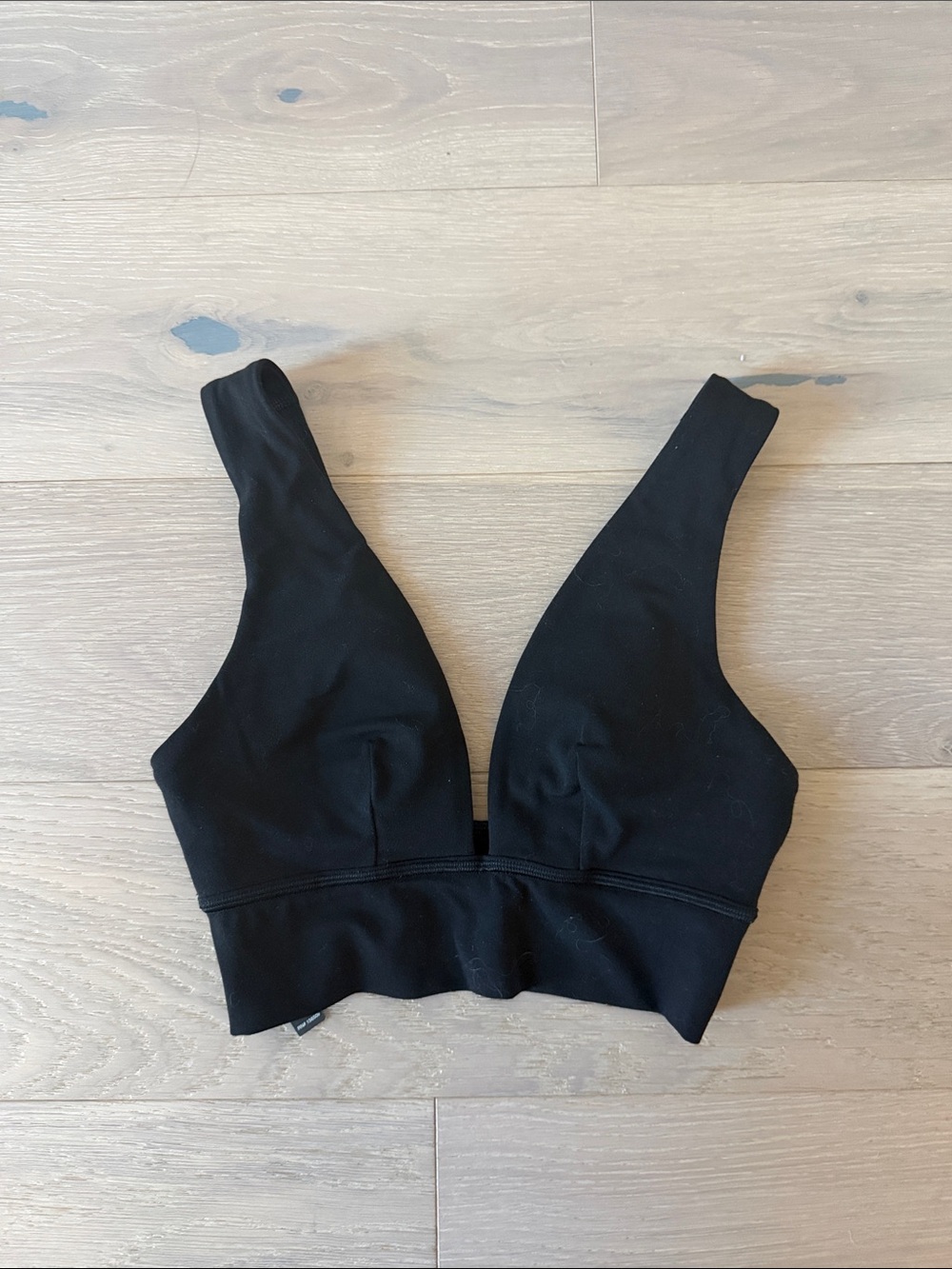 Vuori Black Deep V Sports Bralette